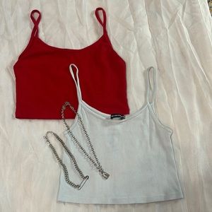 Brandy Melville tank top and accessories bundle